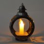 Декоративна светеща фигура - ретро фенер със свещ, снимка 1