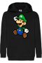 Детски Суитчър/Суитшърт Luigi Mario Paper,Super Mario,Игра,Подарък,Изненада,Забавление,Рожден Ден, снимка 1