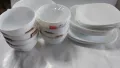 Нови чинии квадратни опал, купа, купички, снимка 1