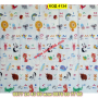 Сгъваемо детско килимче за игра,топлоизолиращо - 180x200x1cm - животни в самолет и азбука - КОД 4134, снимка 14