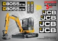 JCB 8008cts стикери надписи, снимка 2