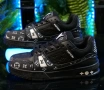 Louis Vuitton Черни Маратонки с Кутия Нови 36-45 Номер , снимка 2