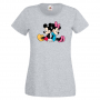 Дамска тениска Mickey & Minnie Мини Маус,Микки Маус.Подарък,Изненада,, снимка 3