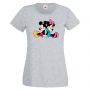 Дамска тениска Mickey & Minnie Мини Маус,Микки Маус.Подарък,Изненада,, снимка 3