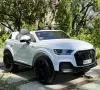 Акумулаторен джип Audi Q7 12V с меки гуми с Кожена седалка , снимка 2
