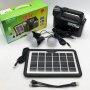 Соларна система GDLite-8017 Music, Фенер, лампа,  соларен панел, Bluetooth,  Радио-mp3 player, 3 лам, снимка 3