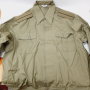 Стара българска военна офицерска лятна куртка с пагони(17.5), снимка 2