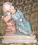 Стара гипсова фигура на малкия Исус който си почива , снимка 7