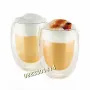 Комплект 2 броя Чаша за капучино Лате Двойно дъно , снимка 1