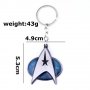 Star Trek ключодържател с логото на персонала на кораба за sci-fi фенове, снимка 6