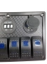 Pactrade Marine, 6-полюсен, син LED панел с лостов превключвател, USB, снимка 3