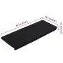 vidaXL Самозалепващи стелки за стълби, 15 бр, 65x24,5x3,5 см, черни, снимка 9
