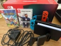 Nintendo Switch 1 с две игри подарък, снимка 1