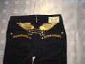 Дамски черни дънки слим модел Robins Jeans, снимка 1