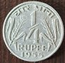 1/4 рупия 1955, Индия, снимка 1