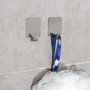 3820 Комплект метални самозалепващи закачалки Квадрати, 2 броя, снимка 2