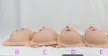 Силиконови изкуствени гърди, бюст, цици (Чашка B), снимка 9
