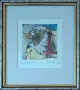 Картина, графика, "Корида", худ. Цветан Казанджиев, 2005 г., снимка 1