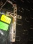 МНОГО СТАР ЙЕРУСАЛИМСКИ КРЪСТ НАГРЪДНО РАЗПЯТИЕ ПОСРЕБРЕНО РЯДКО със СТОМАНЕНА ВЕРИЖКА 21128 , снимка 10