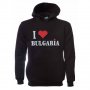 Нов мъжки суичър с трансферен печат I Love Bulgaria, Аз обичам България, снимка 3