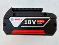BOSCH GBA 18V 5.0Ah - Акумулаторна батерия 18V 5.0Ah като нова!, снимка 2