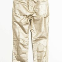 Златист панталон тип дънки, снимка 2 - Дънки - 40259624