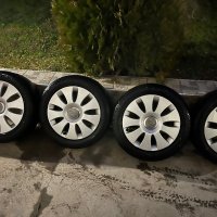 Джанти с гуми Audi 16 5x112, снимка 1 - Гуми и джанти - 39890662