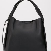 НАЛИЧНА Черна дамска чанта 2 в 1 капси кожена, снимка 3 - Чанти - 30713456