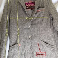 Superdry, S/M  дамско спортно сако, сиво, снимка 12 - Сака - 38230108