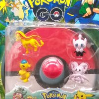 Комплект с фигурки на Покемон (Pokemon, Pikachu), снимка 1 - Фигурки - 44309392