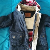 Зимно намаление!!!   Детско, бебешко палто с дебела вата, снимка 1 - Детски якета и елеци - 30632334