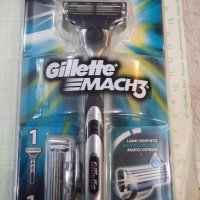 Самобръсначка "Gillette MACH 3 Regular" с 2 ножчета нова, снимка 3 - Други - 42407398