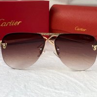 Cartier 2023 мъжки слънчеви очила авиатор унисекс дамски слънчеви очила, снимка 5 - Слънчеви и диоптрични очила - 42830162