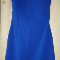 Дамска тъмно синя рокля, снимка 1 - Рокли - 44698422