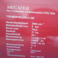 Компресор MECAFER, модел MONTECARLO 260, снимка 2 - Компресори - 30927015