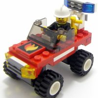 Lego 7241 Fire Car Лего 7241 Пожарна кола, снимка 2 - Конструктори - 42769092