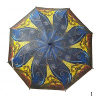 1761 Дамски чадър стил париж 98 см диаметър, снимка 9 - Други - 30536976