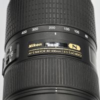 Много запазен обектив Nikon AF-S 80-400mm f/4.5-5.6G ED VR, снимка 7 - Обективи и филтри - 37052605