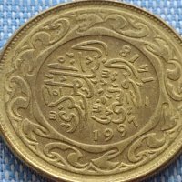 Рядка Арабска монета 1997г. Интересна за КОЛЕКЦИОНЕРИ 40860, снимка 4 - Нумизматика и бонистика - 42807282