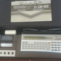 SHARP PC 1210. CE 122. 1980г. Ретро компютър и принтер. Първият програмируем ръчен компютър. Japan. , снимка 13 - Антикварни и старинни предмети - 40058755