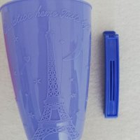НОВИ пластмасови чаши и щипка за плик , снимка 6 - Чаши - 34126857