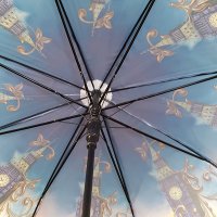 1761 Дамски чадър стил париж 98 см диаметър, снимка 11 - Други - 30536976