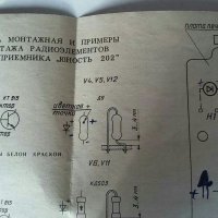 Схема електрическа на радиоприемник Юность 202, снимка 5 - Радиокасетофони, транзистори - 31425894