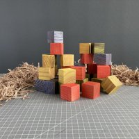 Дървени разноцветни кубчета, снимка 7 - Конструктори - 35384968