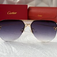 Cartier 2023 мъжки слънчеви очила авиатор унисекс дамски слънчеви очила, снимка 2 - Слънчеви и диоптрични очила - 42854105