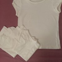 3бр. Бели тениски, снимка 1 - Детски тениски и потници - 30069077