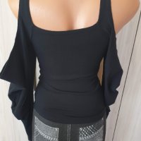 Атрактивна дамска блуза, снимка 3 - Блузи с дълъг ръкав и пуловери - 42862232