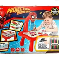 Детска масичка за рисуване с вграден проектор, снимка 7 - Рисуване и оцветяване - 42156600