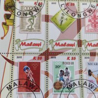 Пощенски марки чиста комплектна серия ОЛИМПИЙСКИ ИГРИ поща Малави за колекция 29834, снимка 3 - Филателия - 37689203