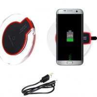 Безжично Зарядно Устройство QI Induction Wireless Charger, снимка 5 - Безжични зарядни - 30162897